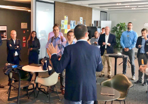 Wild Card contestants pitch at end of training and mentoring session
