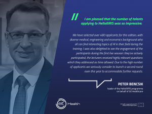 GE Healthcare reaches record number of applicants for its EIT Health-supported AI course