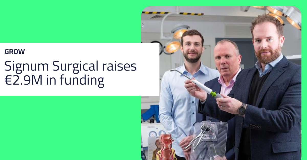 Signum Surgical raises €2.9M in funding